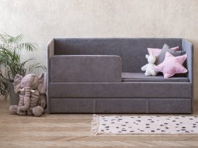 Диван-кровать Happy (темно-серый) в Дупленской - duplenskaya.mebel-nsk.ru | фото