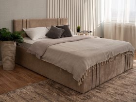 Кровать двуспальная 1,4м с подъем. мех. Леванте в Дупленской - duplenskaya.mebel-nsk.ru | фото
