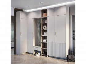 Модульная прихожая Пандора (кашемир/MF03) в Дупленской - duplenskaya.mebel-nsk.ru | фото