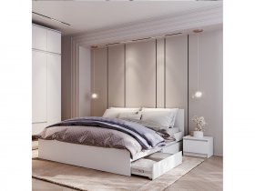 Модульная спальня Симпл в Дупленской - duplenskaya.mebel-nsk.ru | фото