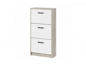 Обувница ОБ-3 Вега (дуб крафт серый/белый) в Дупленской - duplenskaya.mebel-nsk.ru | фото