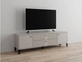 Тумба под ТВ Парус-10 (кашемир/сантьяго софт) в Дупленской - duplenskaya.mebel-nsk.ru | фото